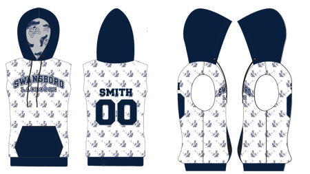 Swansboro Sublimated Sleeveless Hoodie