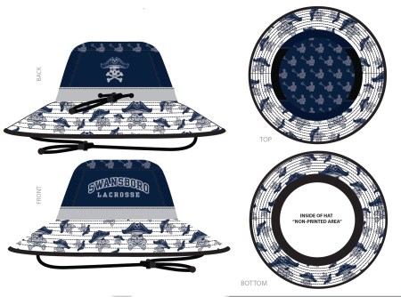 Swansboro Sublimated Bucket Sun Hat