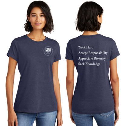 WAAS District V.I.T. Ladies Cut Rung Spun Cotton Tee