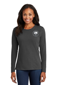 WAAS Port & Company Ladies Cut Long Sleeve Core Cotton Tee