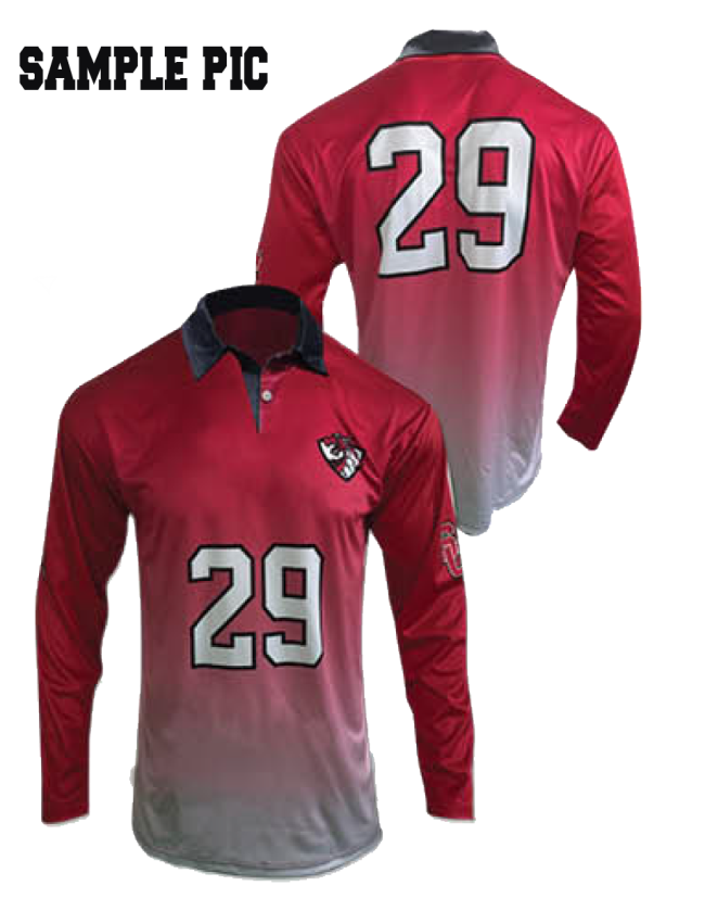 Swansboro Lax Long Sleeve Poly T with Collar