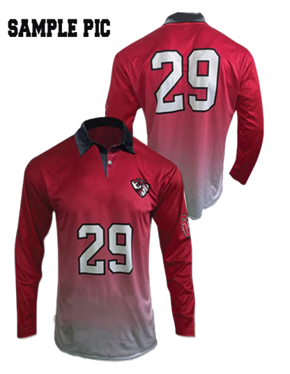 Swansboro Lax Long Sleeve Poly T with Collar