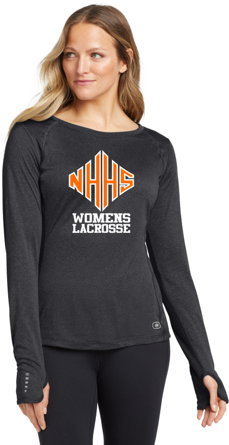 NHHS Women's Lacrosse OGIO® Women's Long Sleeve Pulse Crew