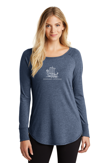 Hoggard Men's Lacrosse District ® Women’s Perfect Tri ® Long Sleeve Tunic Tee