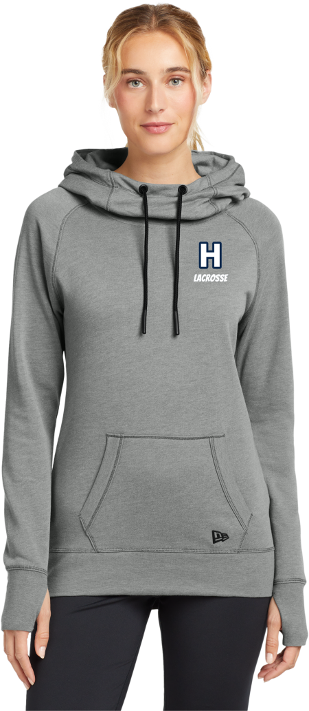 Hoggard Women's Lacrosse New Era® Women's Tri-Blend Fleece Pullover Hoodie