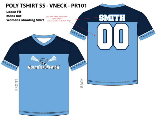 South Womens Sublimated V-Neck Shooter