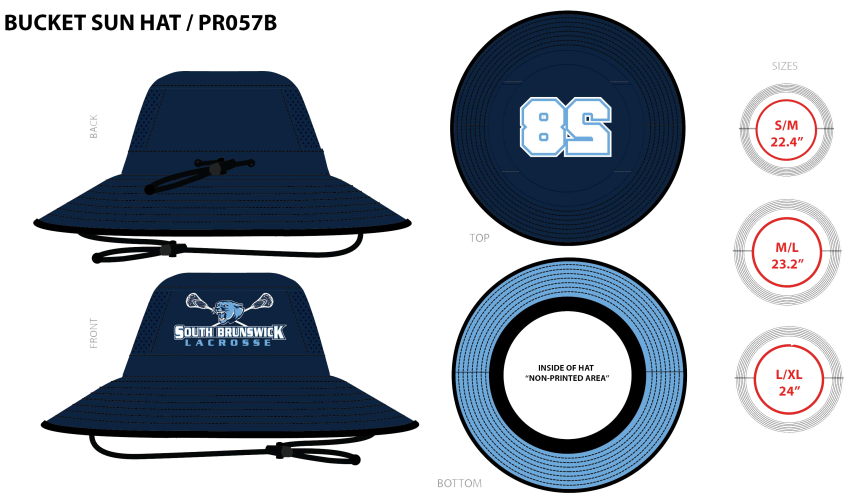 South Boys Sublimated Bucket Hat