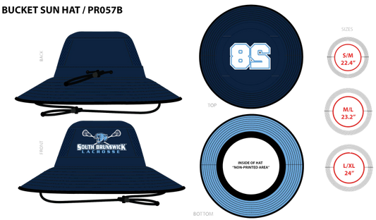 South Boys Sublimated Bucket Hat