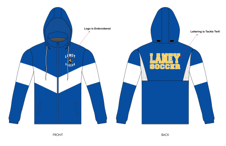 Laney Soccer Caped-Back Jacket