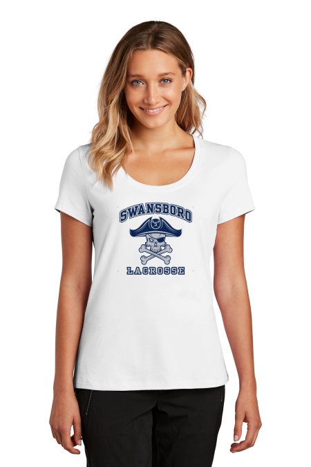 Swansboro Lacrosse District ® Women’s Flex Scoop Neck Tee