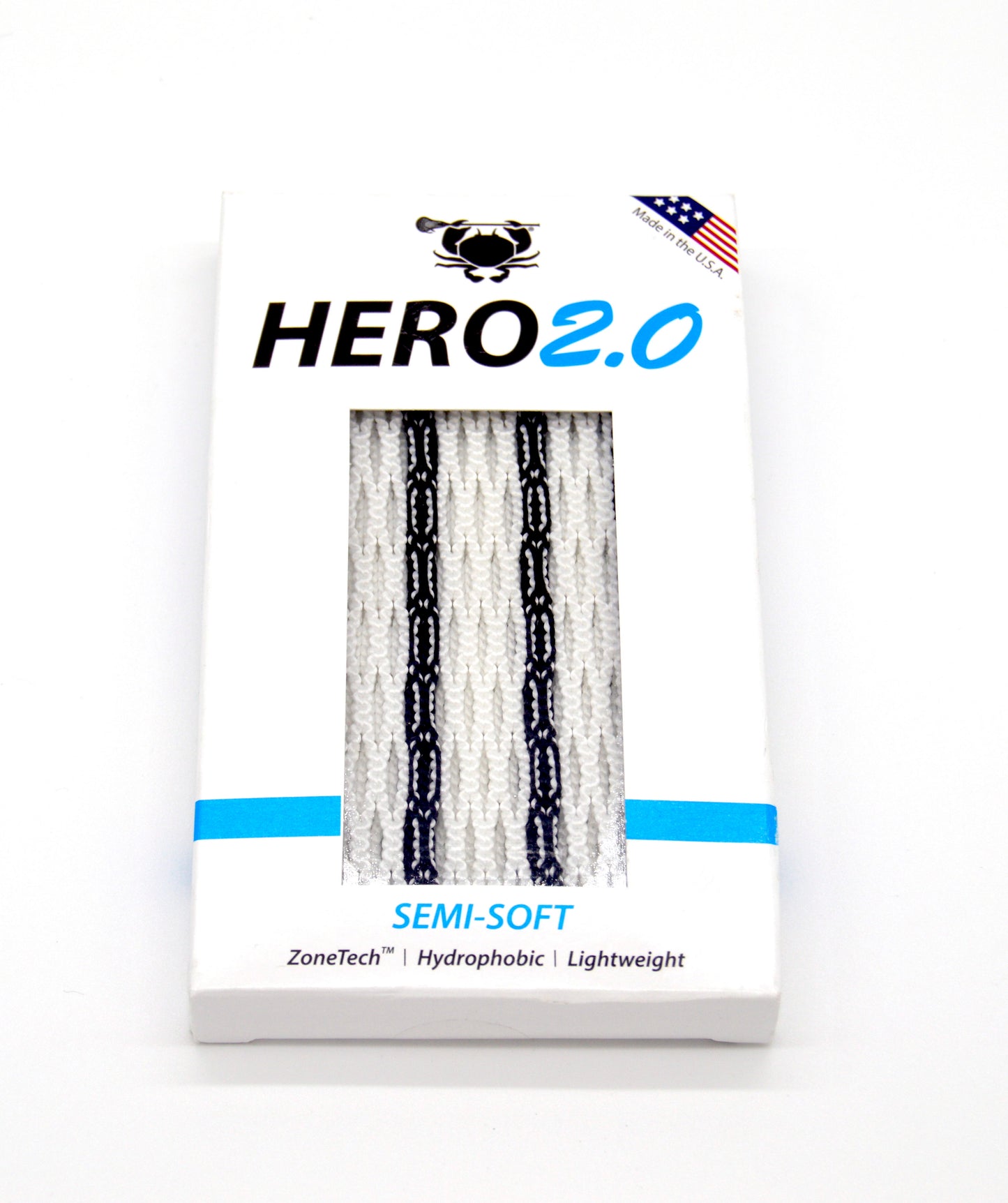 Hero 2.0 Semi-Soft Lacrosse Mesh Stringing Piece