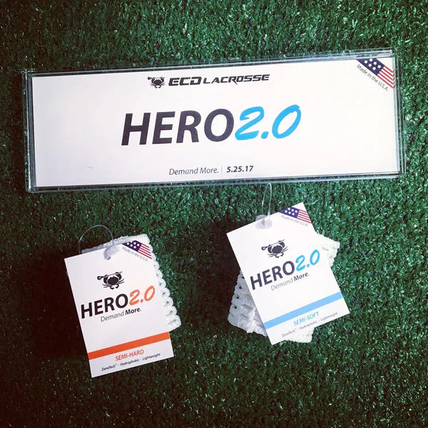 Hero 2.0 Semi-Soft Lacrosse Mesh Stringing Piece