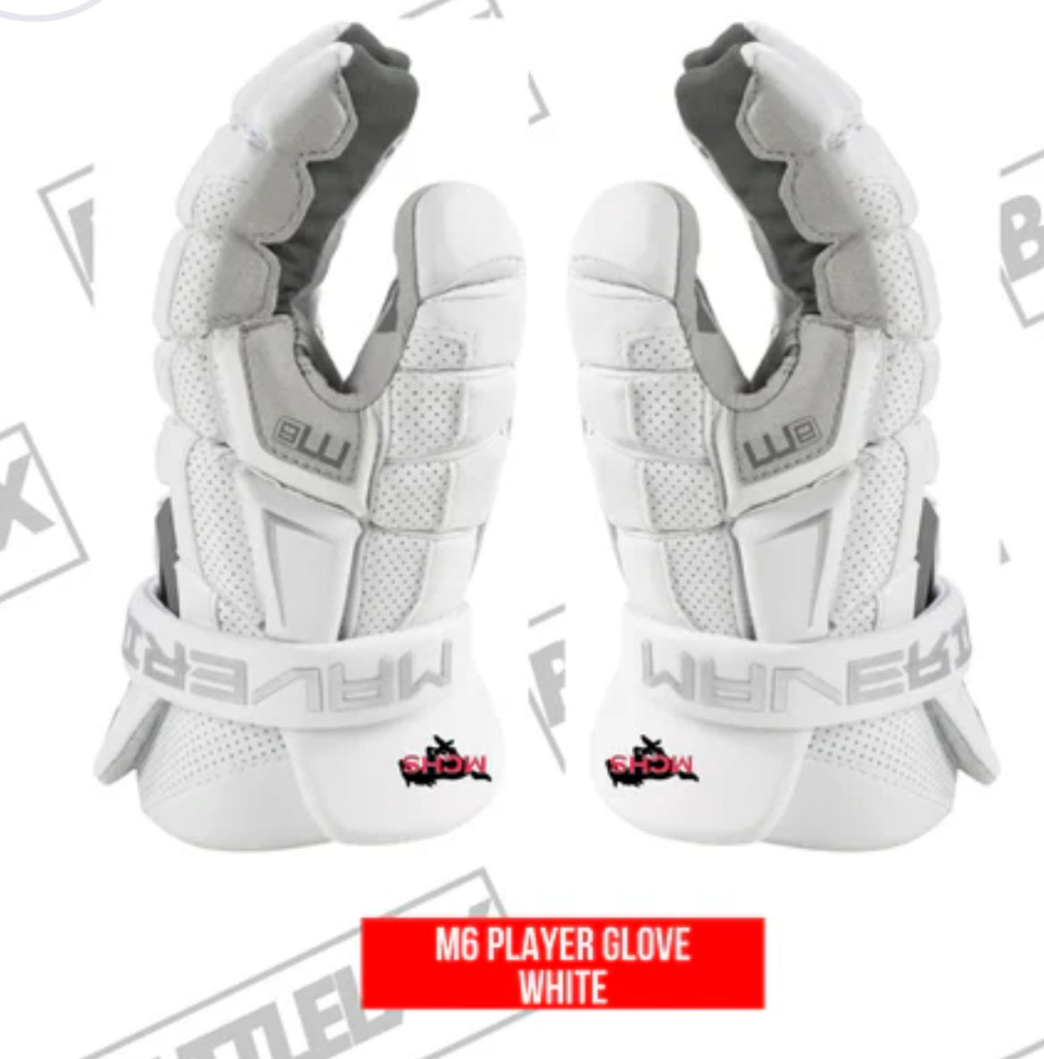 Middle Creek High School Custom Maverick M6 Lacrosse Gloves