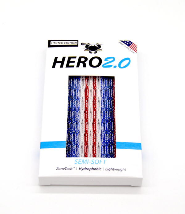 Hero 2.0 Semi-Soft Lacrosse Mesh Stringing Piece