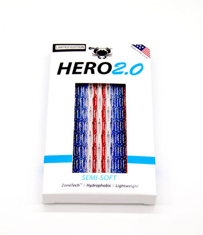 Hero 2.0 Semi-Soft Lacrosse Mesh Stringing Piece