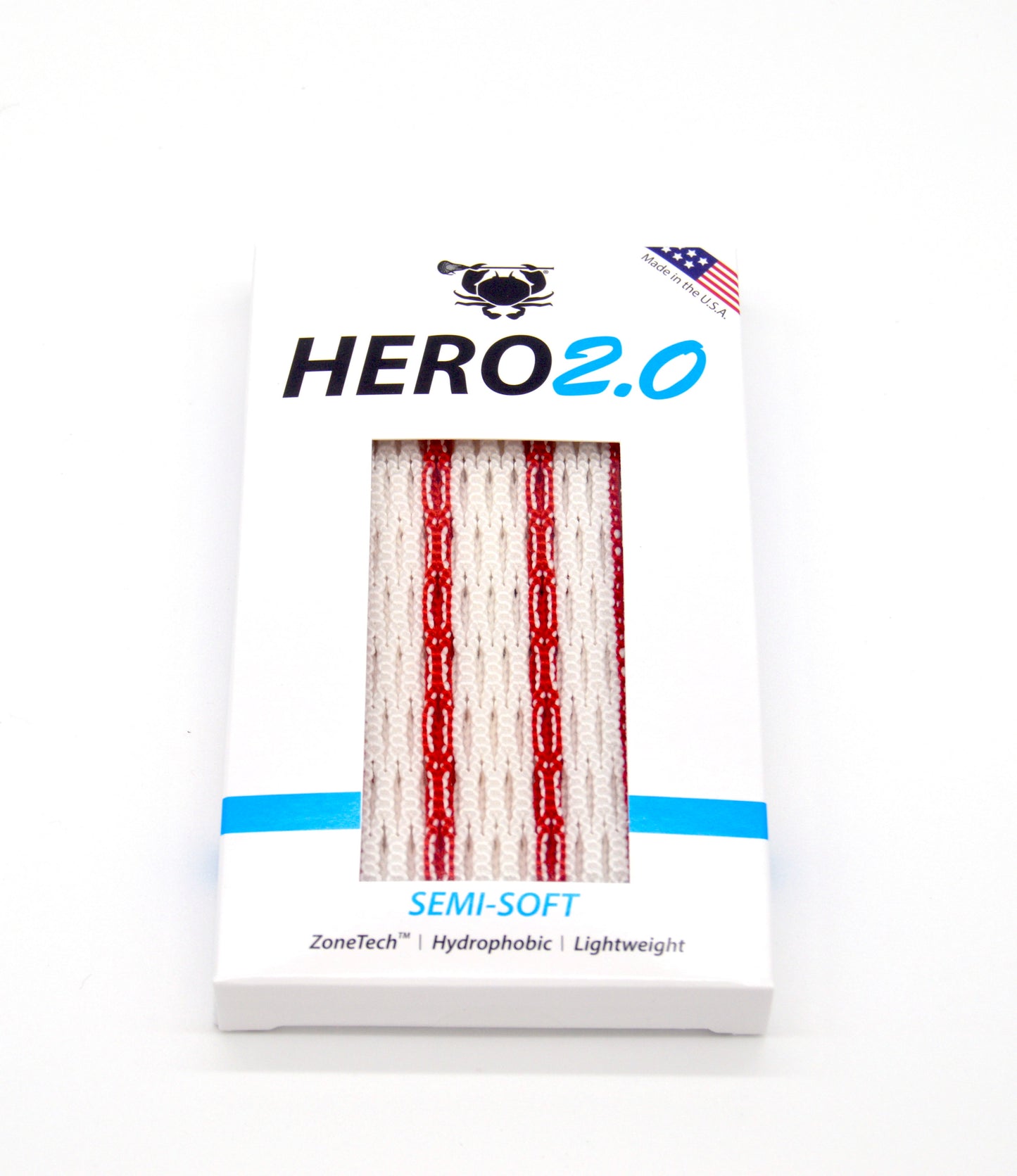 Hero 2.0 Semi-Soft Lacrosse Mesh Stringing Piece